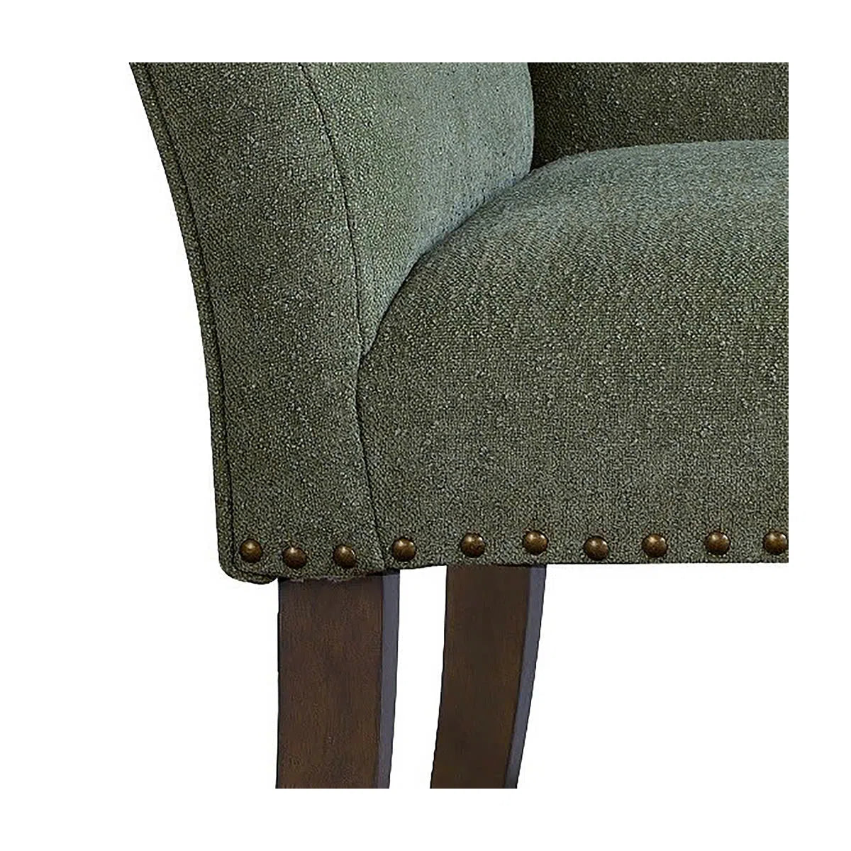 Alfordsville 49.5” Wide Upholstered Nailhead Bench